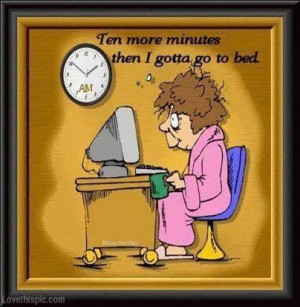 ... funny cartoon sleep lol computer internet up late all nighter addicted