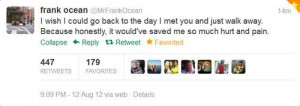 frank ocean twitter #twitter #frank ocean #snapshot
