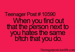 it's a good mutual feeling. Then you become good friends!