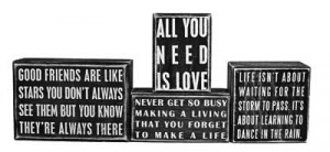 Inspirational Box Signs