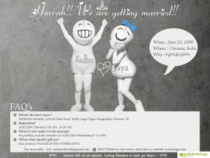 Unique Wedding invites for Your Wedding Day