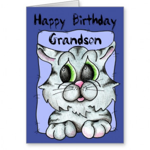 Happy Birthday Grandson Cards