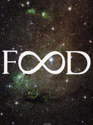 food, galaxy, infinite, infinity