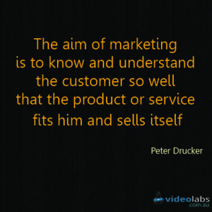 quotes tagged marketing peter drucker quotes video content traffic ...