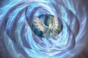 Observe as the energy pattern of multidimensional loveswirls towards ...