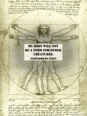 Leonardo Da Vinci #vegetarian #vegan #davinci #body