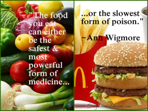 Health & Wellness Quotes - Food As Medicine Or Poison - Sagewood ...