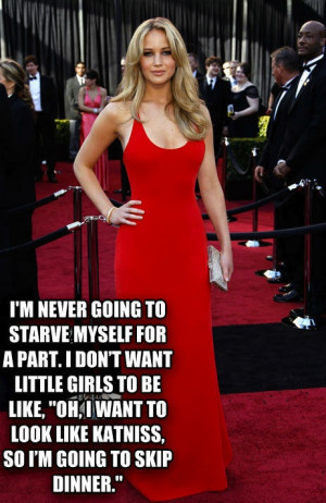 Jennifer Lawrence on body positivity. #health #bodypositivity