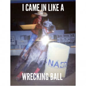 Barrel racing problems....done this more than a few timesw ...