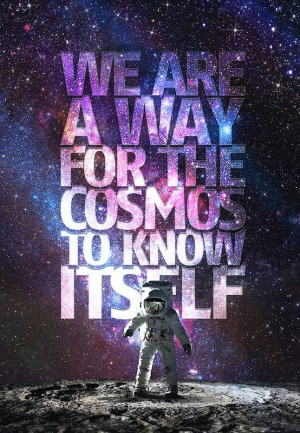 We are a way for the cosmos to know itself.” – Carl Sagan