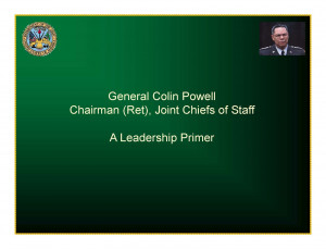 Colin Powell Leadership Quotes Problems Picture
