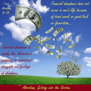 financial abundance Abraham-Hicks Quote