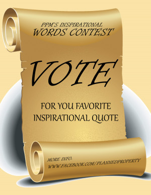 ... Inspired Us, Now It’s Time for YOU to VOTE for Your Favorite Quote