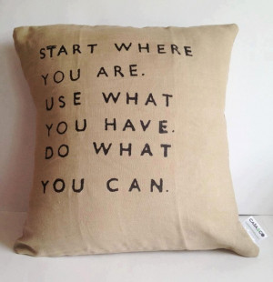 pillow quote...