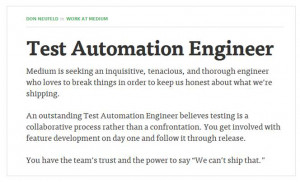 Great example of a jargon-free writing, “who loves to break things ...