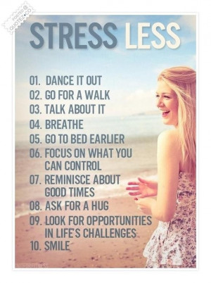 Stress less quote
