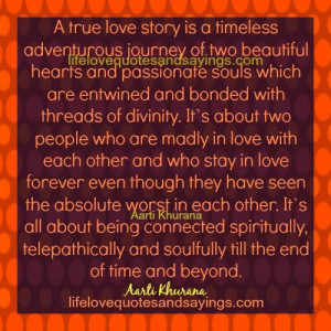 True Love Story Is A Timeless Journey..