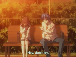 think it would be CLANNAD. Even though it was funny. IT would get ...