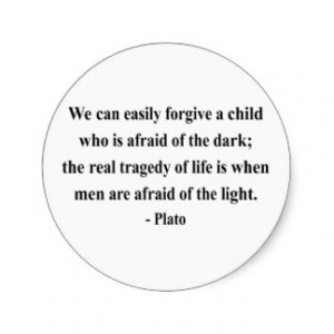 Plato Quote 5a Round Sticker