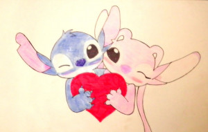 Stitch And Angel Love