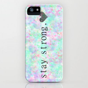 stay strong. iPhone & iPod Case by CrazyMidge - $35.00