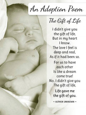 Adoption Poems and Quotes