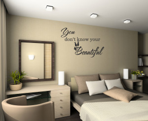 ... Know-Your-Beautiful-Vinyl-Wall-Art-Sticker-One-Direction-Lyrics-Quote