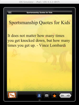 Sportsmanship Quotes For Kids