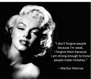 ... : Awesome quote - I dont forgive people because im weak // May, 2013