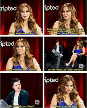 Jennifer Lawrence funny quotes