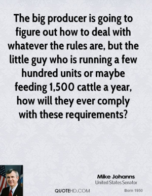 ... cattle a year, how will they ever comply with these requirements