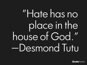 Hate has no place in the house of God.. #Wallpaper 1