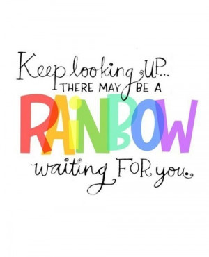 cute, rainbow, text
