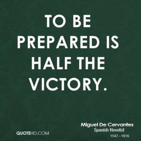 Being Prepared quote #2