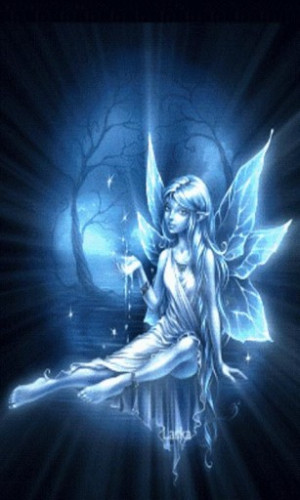 ... glowing blue fairy wallpaper blue fairy wallpaper blue fairy
