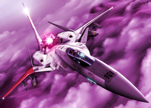 ace_combat adfx-02_morgan aircraft clouds weapon zephyr164