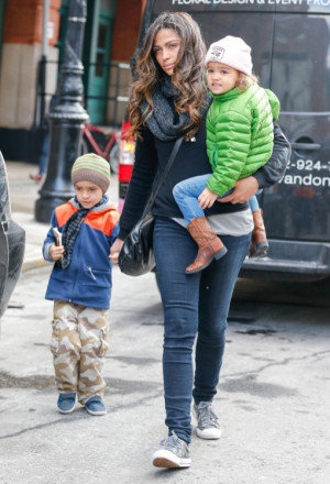Camila Alves And Kids Out