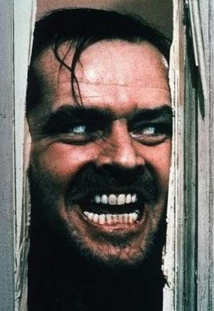 Jack Nicholson in The Shining