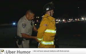 cop detained this firefighter after an argument on where to park the ...