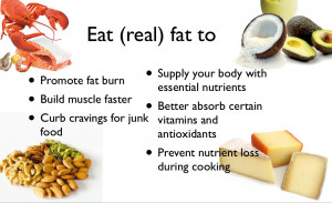 that we need to consume fats in our diet, specifically healthy fats ...