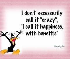crazy - happiness with benefits