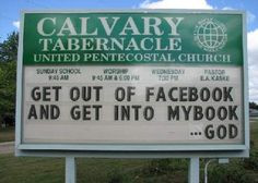 church sign sayings | church sign facebook More