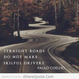 Straight roads do not make…