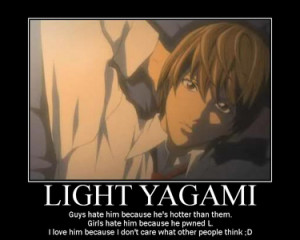 What is you exact feelings towards Light Yagami?