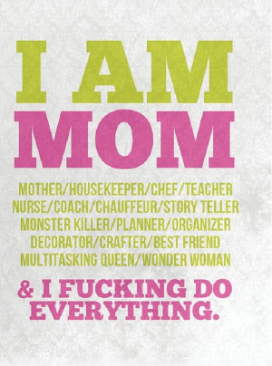 Cute quote about being a mother.