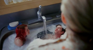 Gondry again uses perspective in the scene where a tiny Carrey and ...