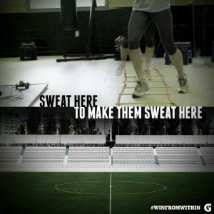 Practice makes perfect! Sport athlete quote
