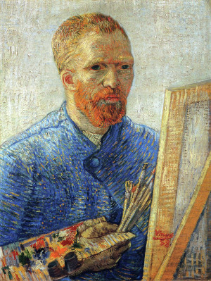 Vincent van Gogh, Self-Portrait at the Easel, 1888, oil on canvas, Van ...