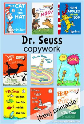 ... Dr. Seuss Quotes, Montessori Tidbit, Free Dr. Seuss Printable, A