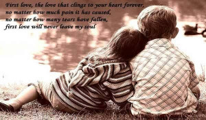 First feeling of love quotes